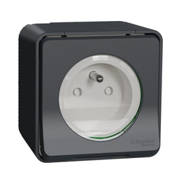 [789564] PRISE  MONTAGE EN SAILLIE Type E - [Schneider: Interrupteur extérieur , IP55, série Murale]