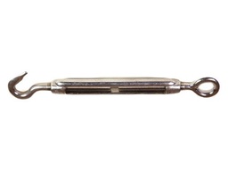 [04.35.510] RIDOIR/TENDEUR INOX CAGE OUVERTE ŒIL/CROC M10