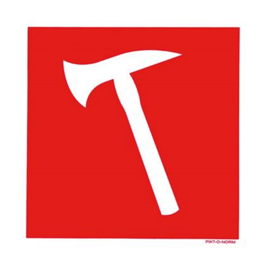 SOFT PVC 'AX' STICKER