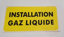 [OUA952] AUTOCOLLANT 'GAZ LIQUIDE'