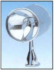 [OUP898] PHARE DE RECHERCHE ÉLECTRIQUE 24V 250W CHROMÉ JABSCO