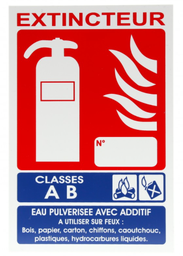 [AB] FIRE EXTINGUISHER PANEL AB WATER + ADDITIVE