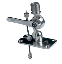 [475005] ROTULE INOX DOUBLE ARTICULATION RA166/00 GLOMEX POUR ANTENNE VHF
