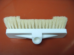 [BRB307] BROSSE TAMPICO DURE ARMATURE PLASTIC BLANC