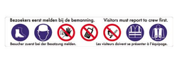 AUTOCOLLANT 7 SYMBOLES EN 4 LANGUES
