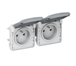 [LEGR069562] DOUBLE PRISE LEGRAND PRÉCÂBLÉ 2X2P+T 16A IP55 250V