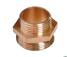 CONICAL MALE/MALE REDUCED BRASS BUSHING